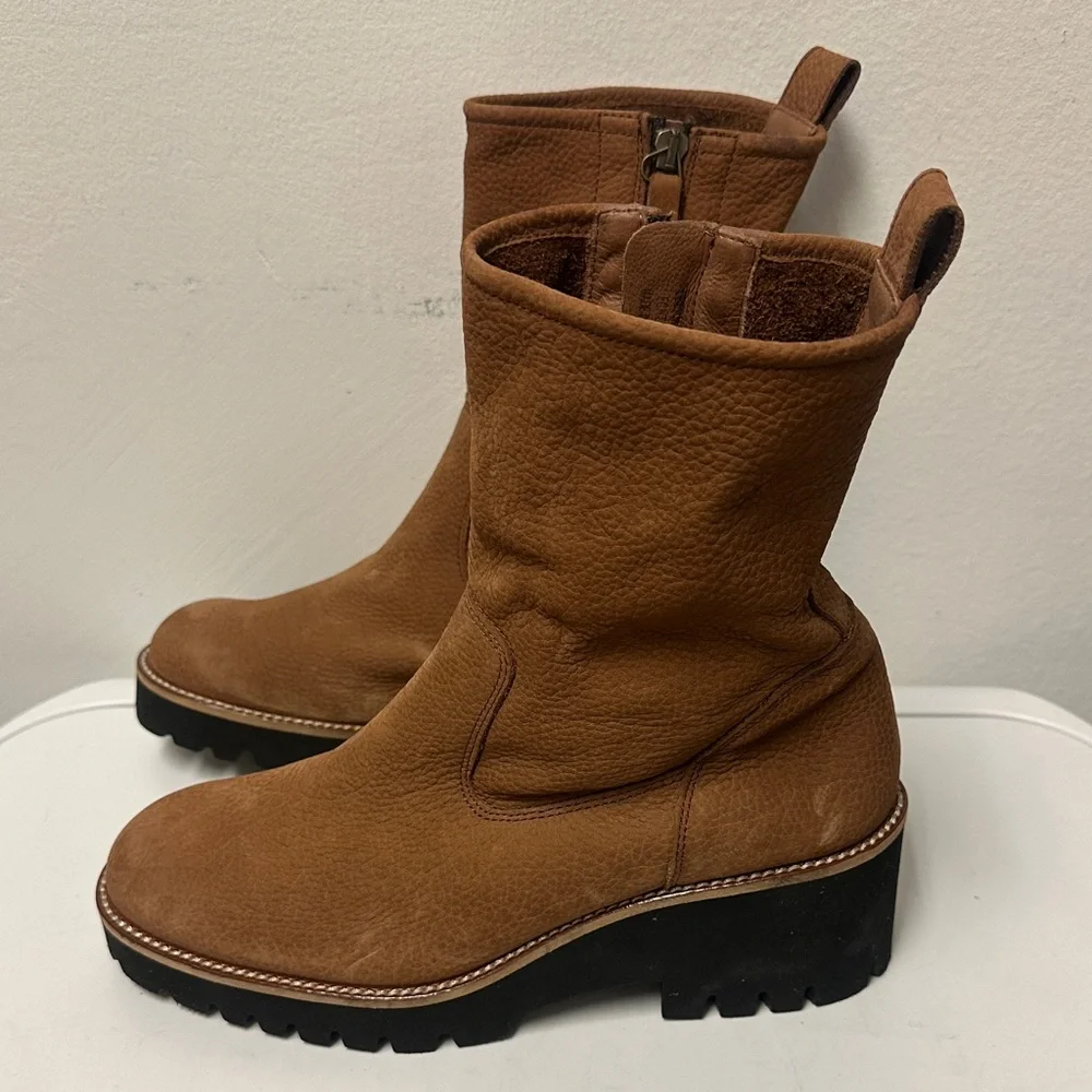 PAUL GREEN NEWBURRY SUEDE WEDGE BOOTS, VERY COMFORTABLE. U.S WOMEN SIZE : 7 - Picture 5 of 11